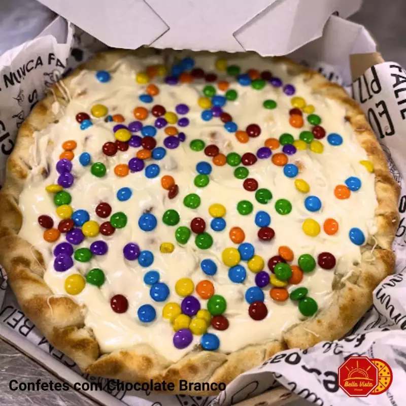 Broto Confetes com Chocolate Branco