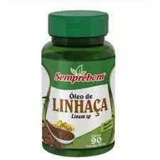 Oleo de Linhaça 90 cápsulas - 500mg