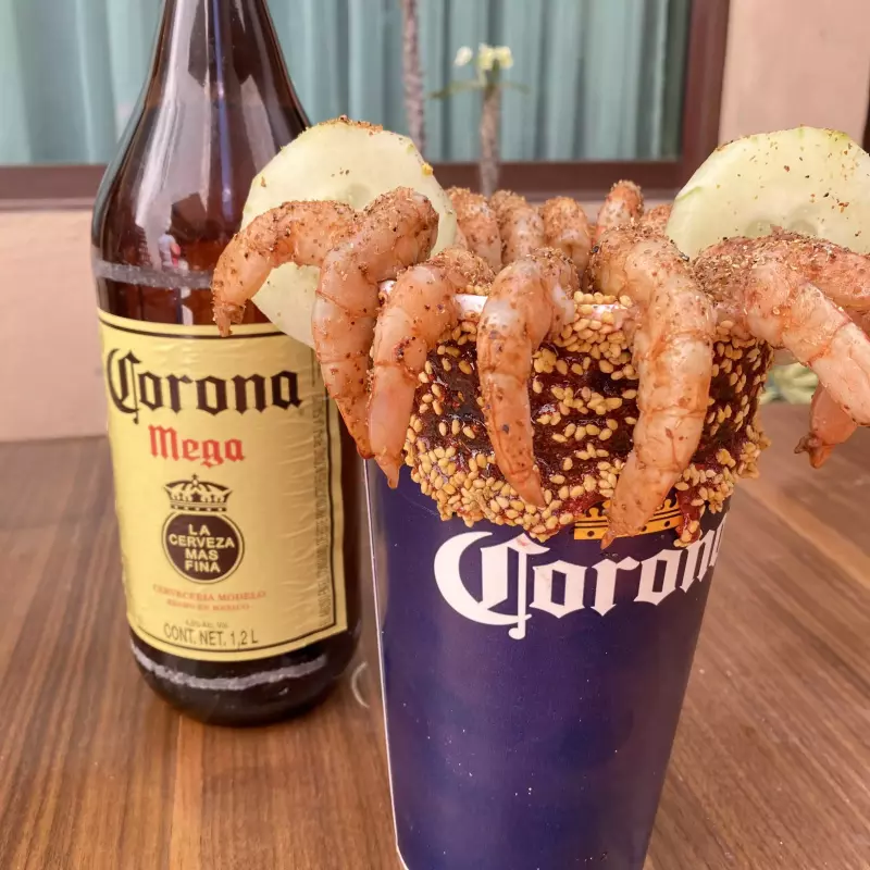 Corona Mega con Camarones 1.2L