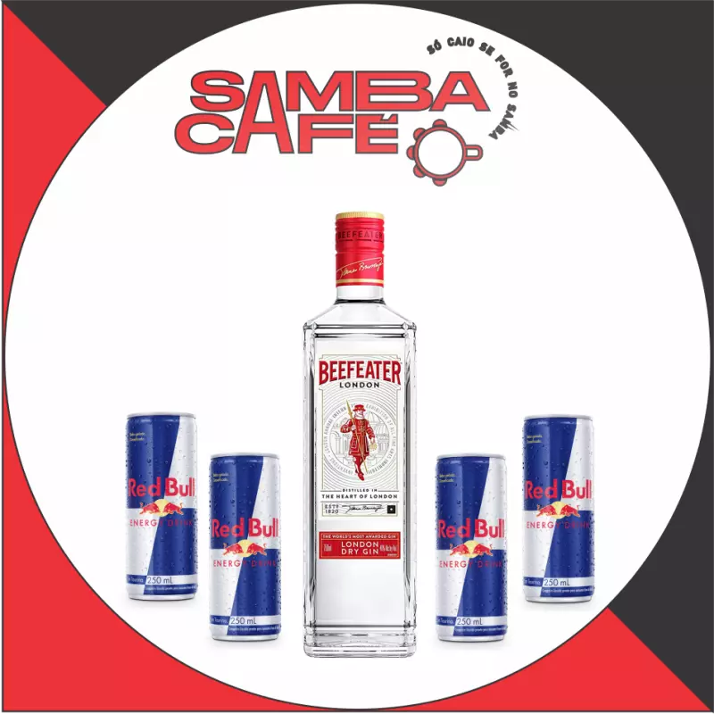 GIN BEEFEATER + 4 RED BULLS (COMBO)