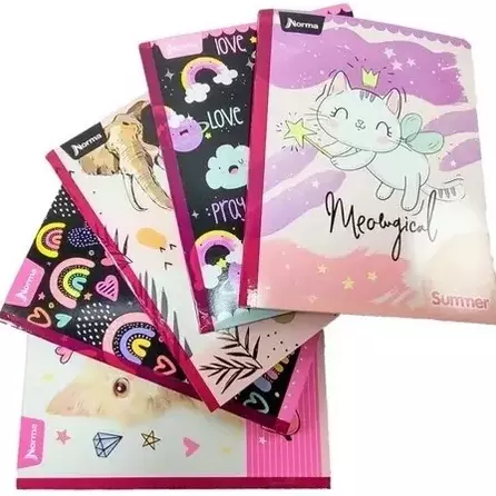 Libreta con stikers. Norma summer 1L