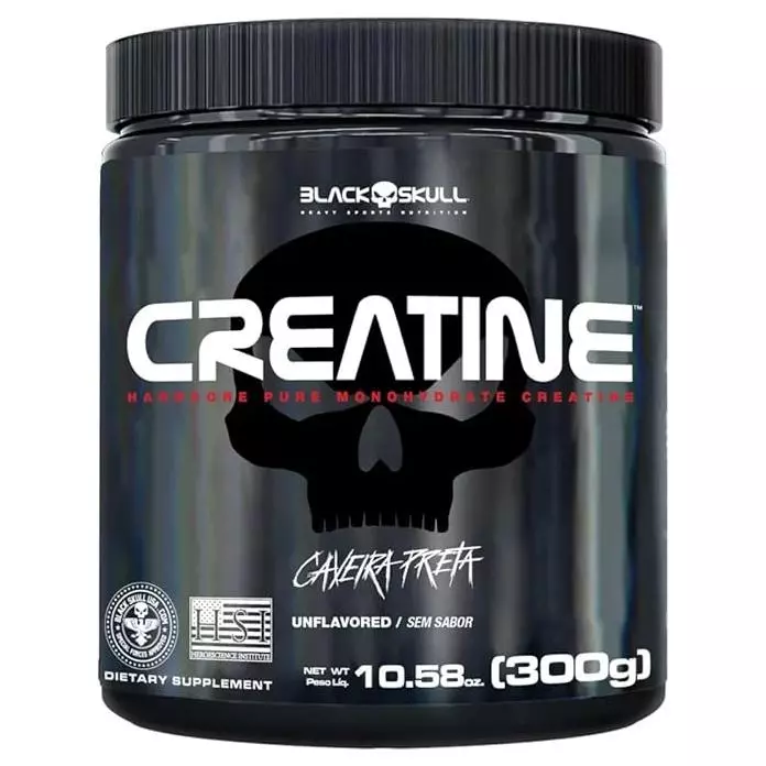 Creatina Black Skull Sem sabor 300g