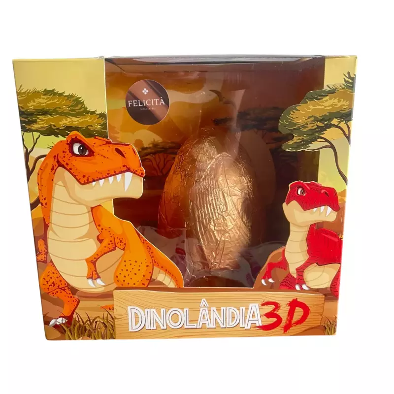 OVO 300 GRAMAS DINOSSAURO