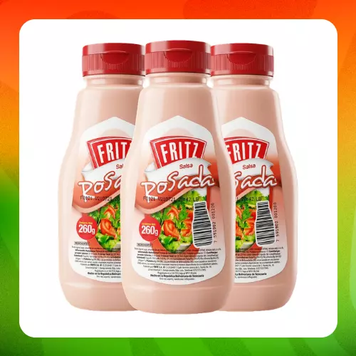 Bulto Fritz Salsa Rosada 260g