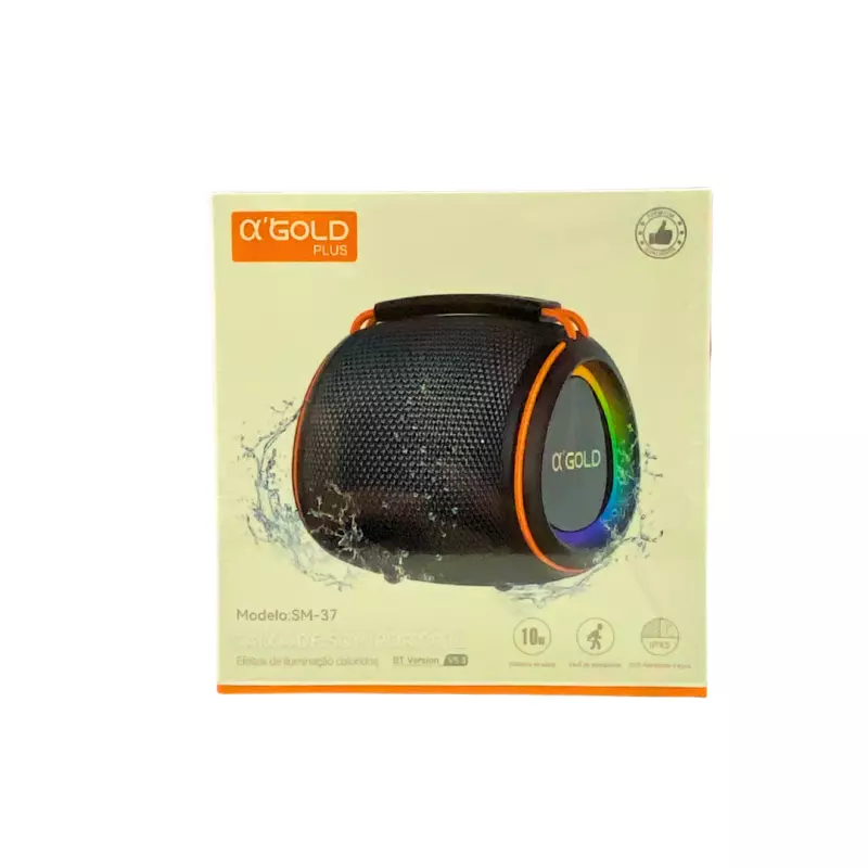 CAIXA DE SOM GOLD IPX5 10W SM-37