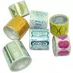 107 Etiqueta p/ presente rolo c/ 100