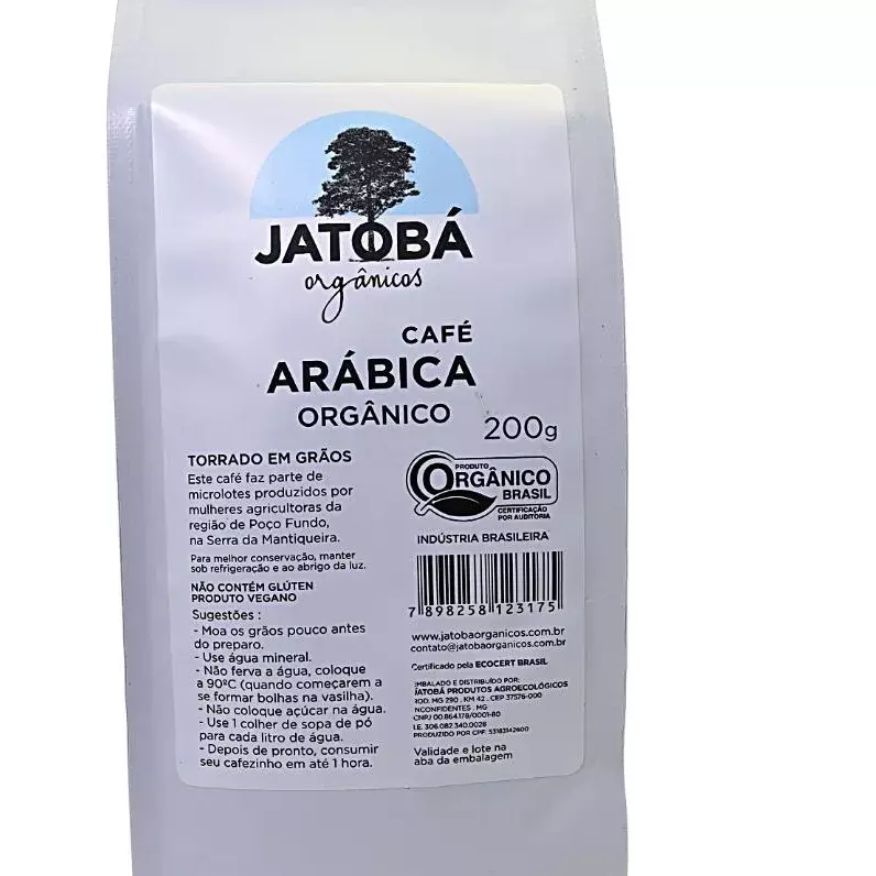 Café Orgânico Grãos Jatoba 250g
