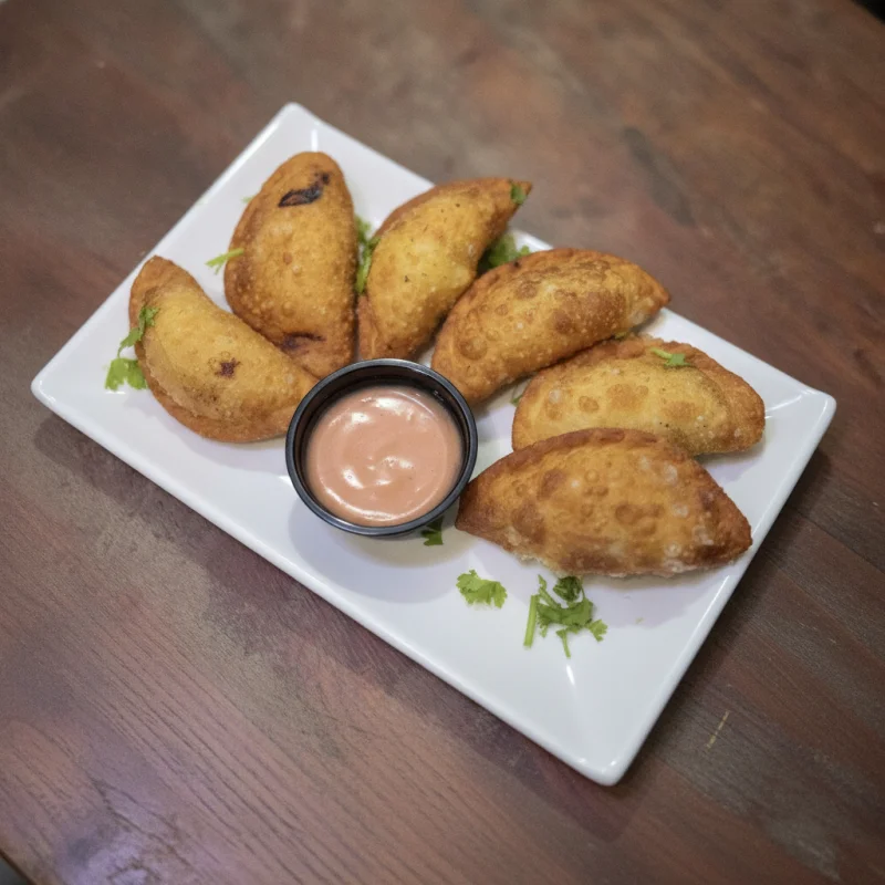 Pastelzinho com Carne de Sol