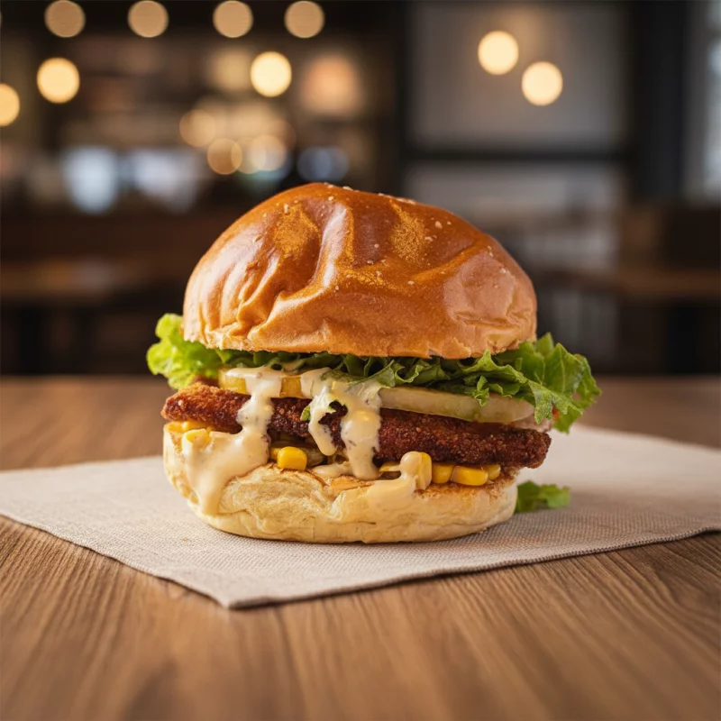 Chicken Burger + batata