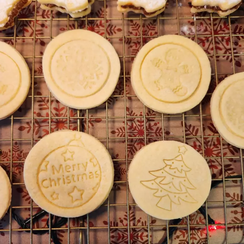 Galletas de Mantequilla Navideñas 6u
