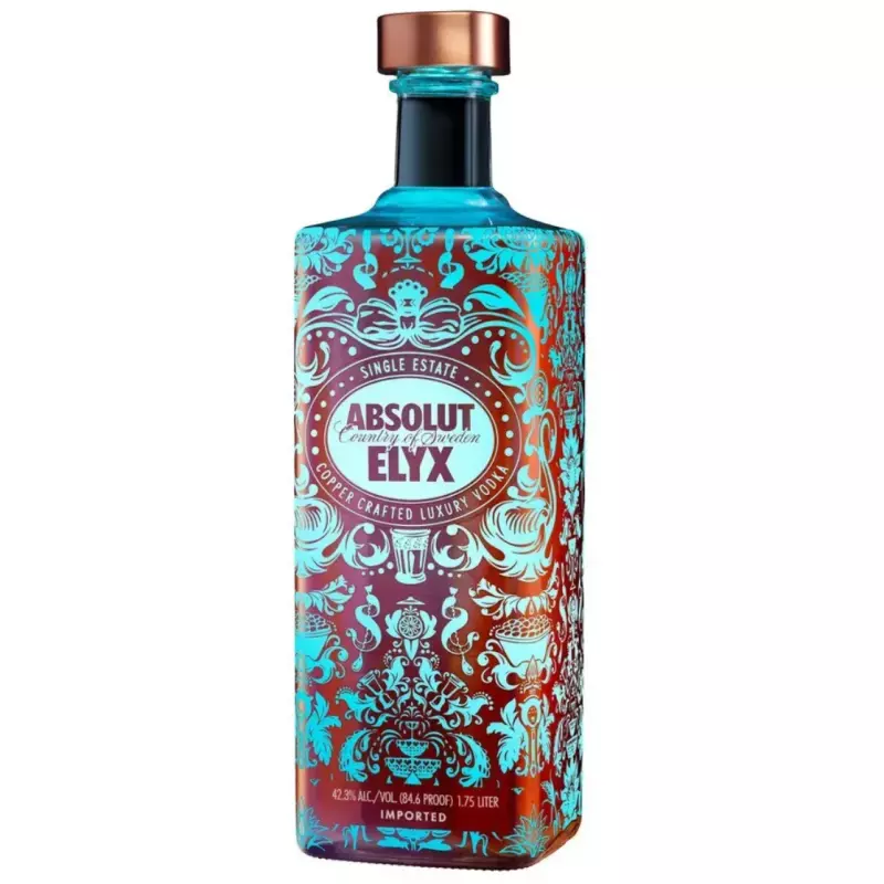 Vodka Absolut Elyx Night Bottle