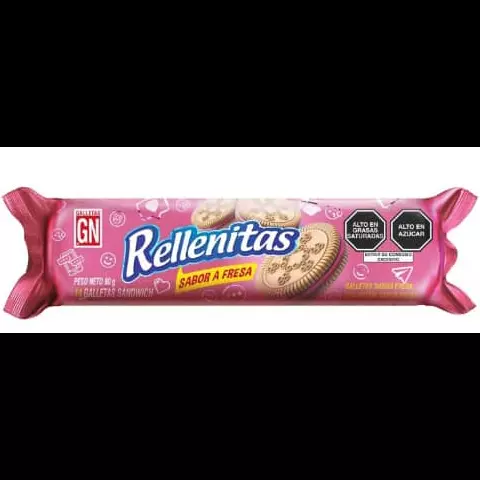 Galletas Rellenitas Fresa 90gr 1U