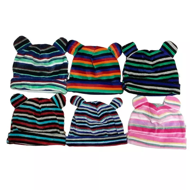 Gorro Plush/Piel/Alg. con Orejas