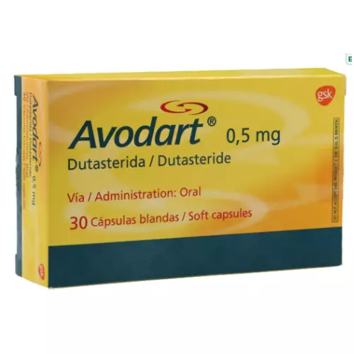 Avodart 0.5mg 30 cápsulas