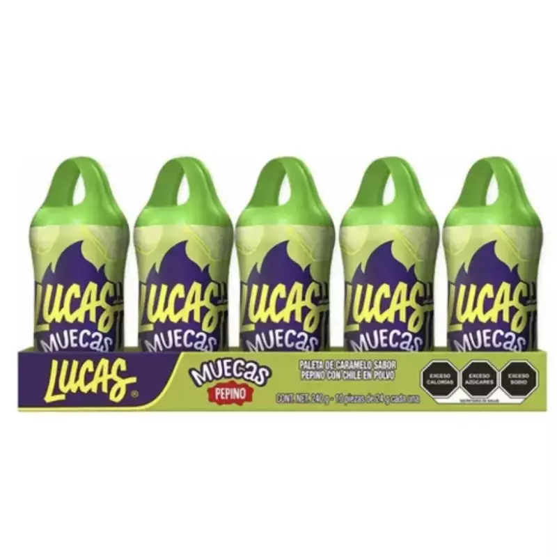 Lucas muecas pepino x 10 unidades