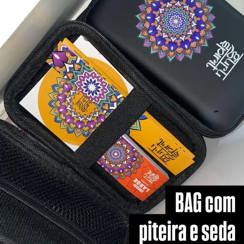 BAG com piteira e seda