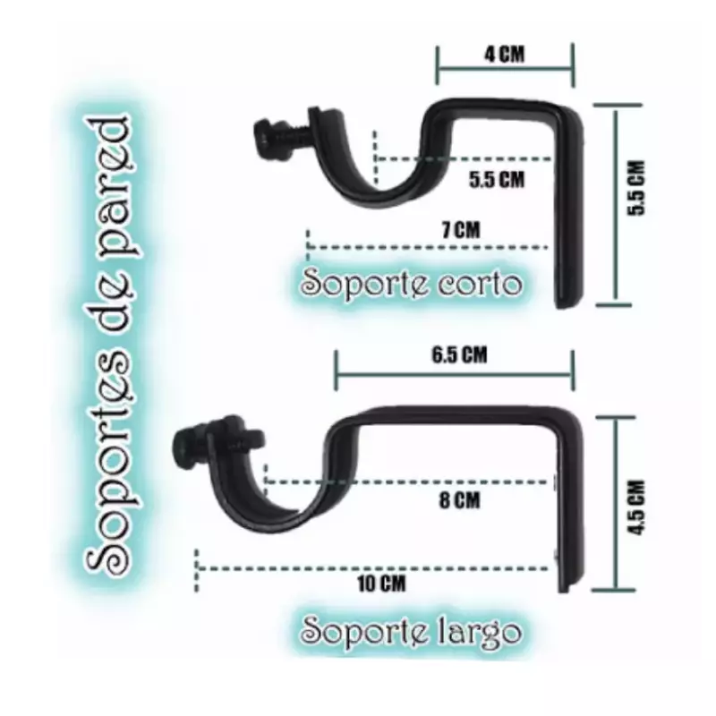 SOPORTES DE PARED x1