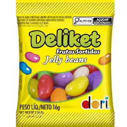 BALA DELIKET FRUTAS DORI 16G