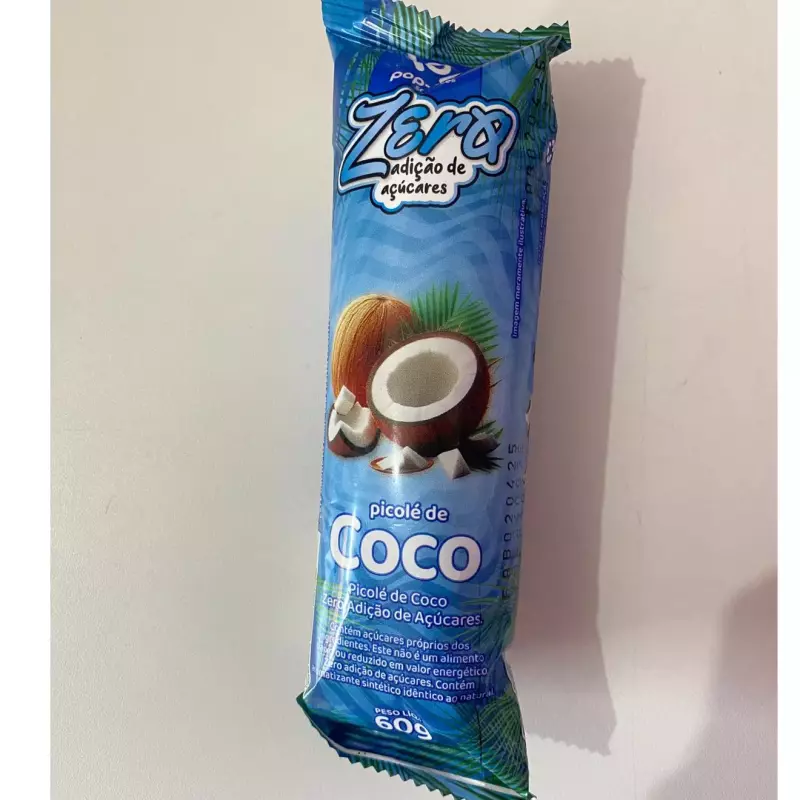 Picolé Coco Zero açucar