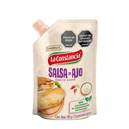 SALSA AJO LA CONSTANCIA 190 GR