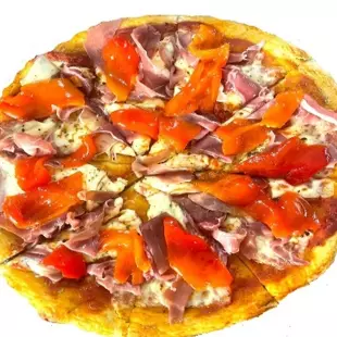 JAMÓN SERRANO Y PIMIENTO MORRON