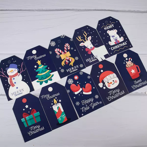 Labels Navideños #1 12 unds