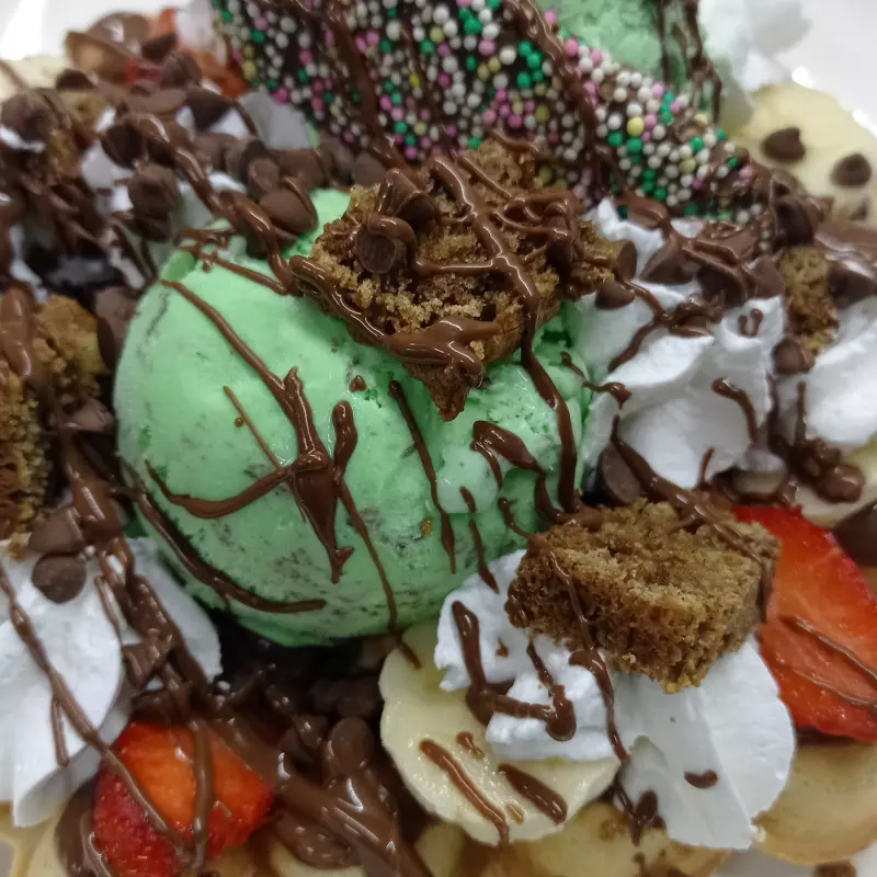 Bubble Waffle CONTUNDENTE de Nutella