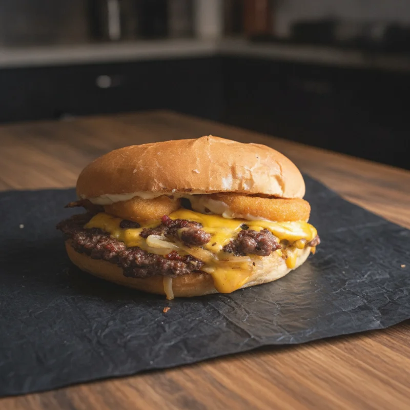 Hamburguesa Aros de cebolla