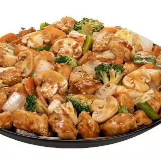 Frango com Legumes e arroz