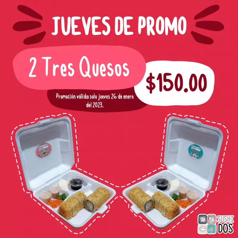 2 TRES QUESOS