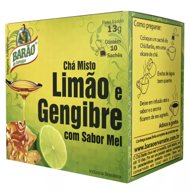 Chá Limão e Gengibre