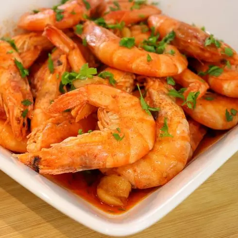 CAMARÃO ALHO E ÓLEO 500G