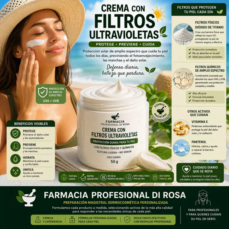 Pantalla Solar con filtros UV