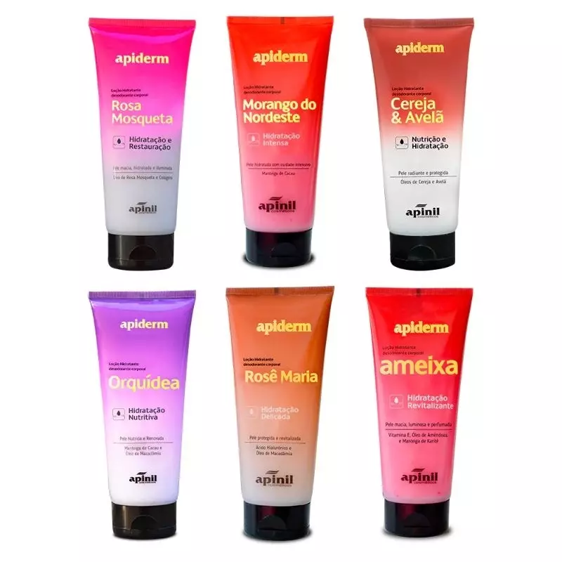KIT 6 HIDRATANTES SORTIDOS