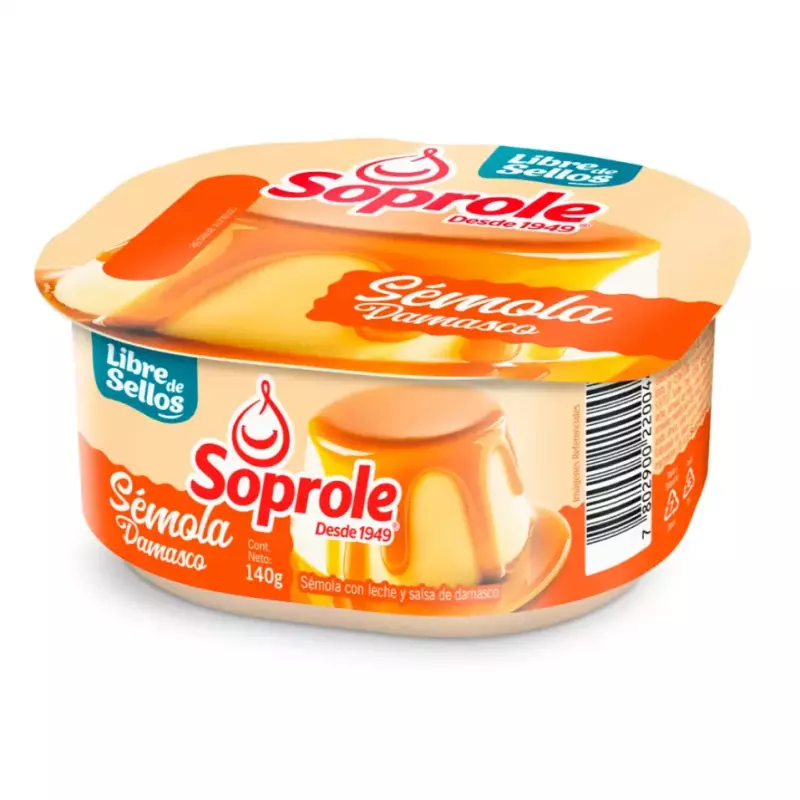 Sémola salsa durazno