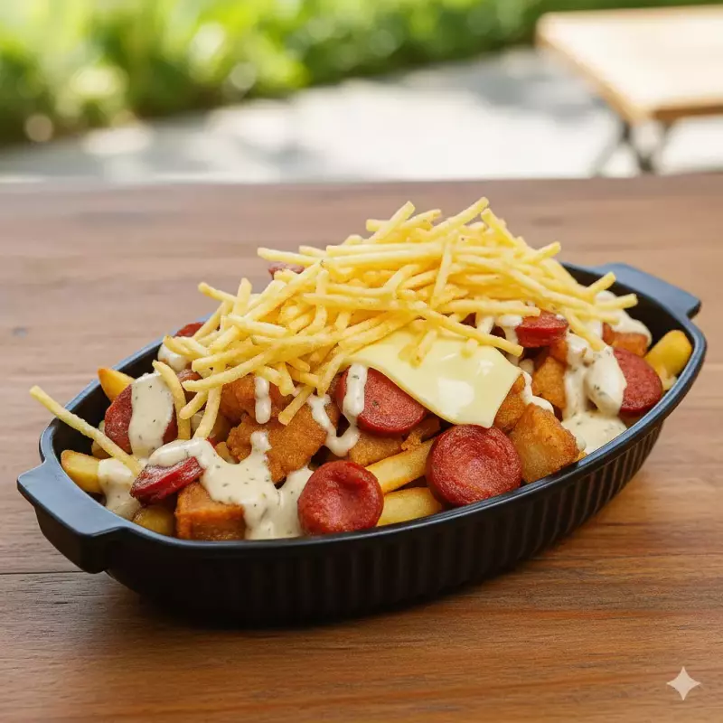 Papa Loca Chicharron