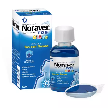 NORAVER TOS NINOS JARABE 120ML