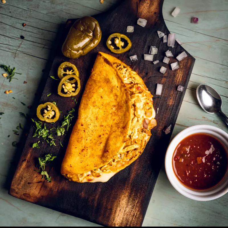 Quesataco de Pollo Mexicano