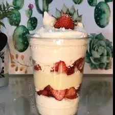 Merengue de morango com Geléia