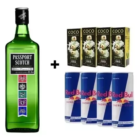 Passport com red bull