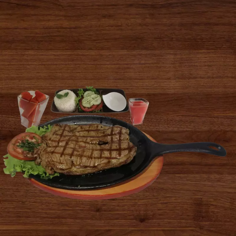 churrasquito con chimichurri