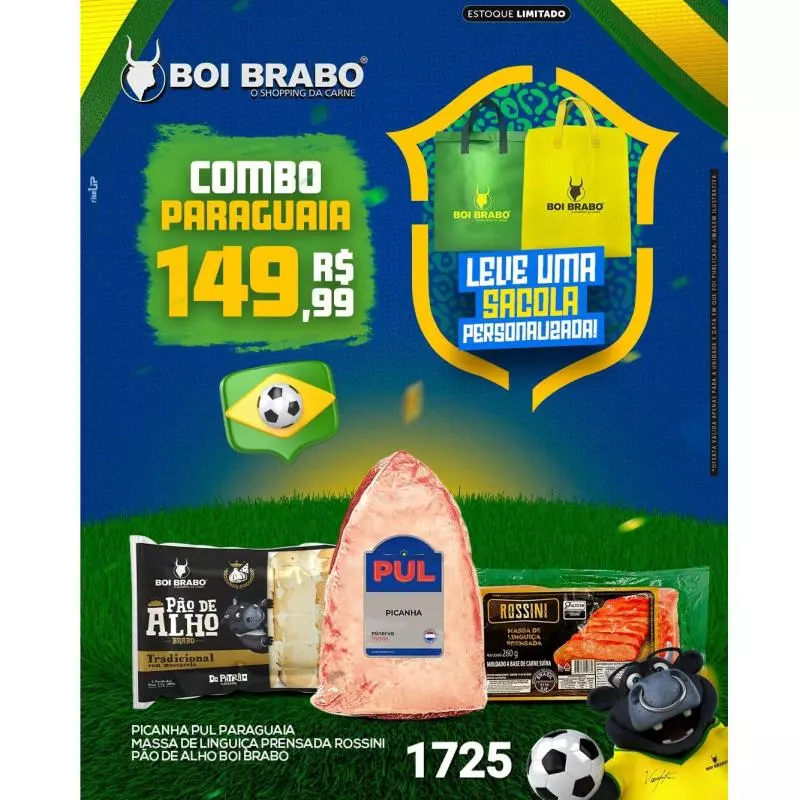 COMBO PICANHA PUL PARAGUAIA