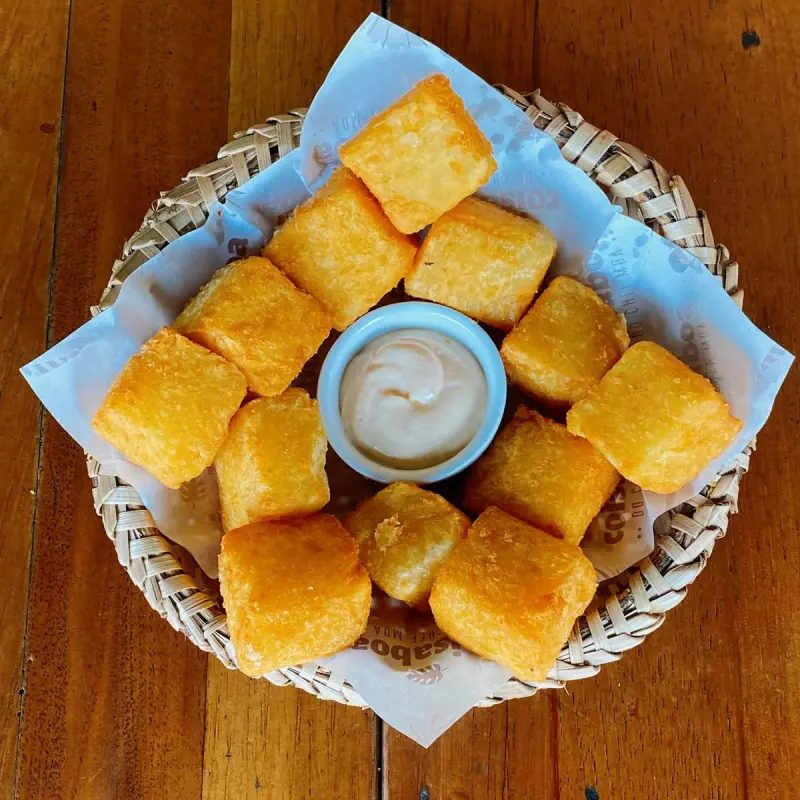 Quadradinho de mandioca 🌱