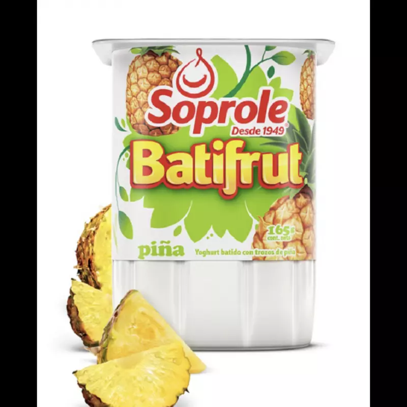 Yoghurt batifrut trozos piña