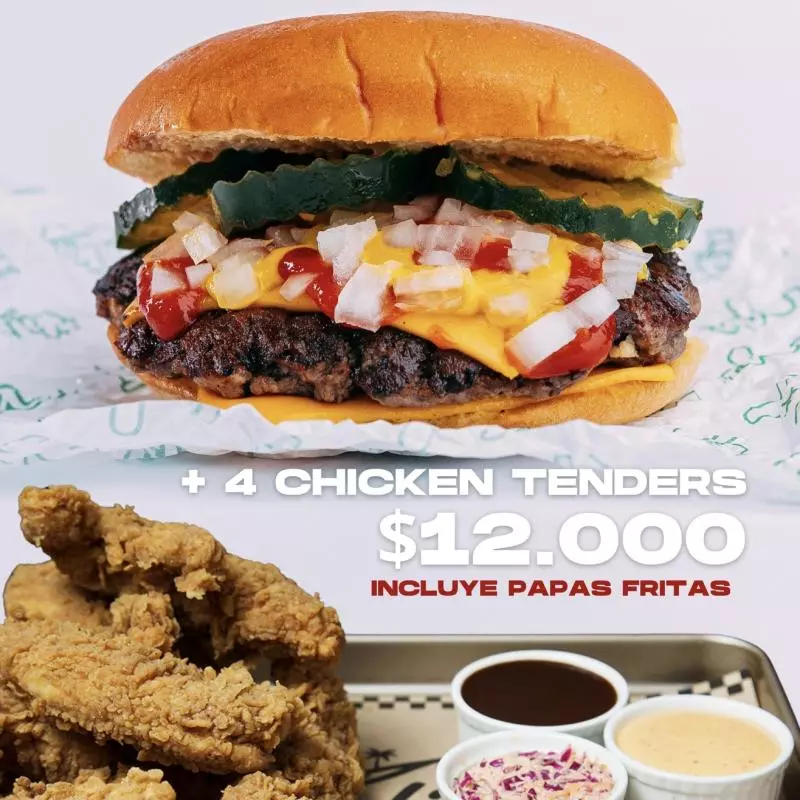 Cuarto Malibu + Chicken Tenders