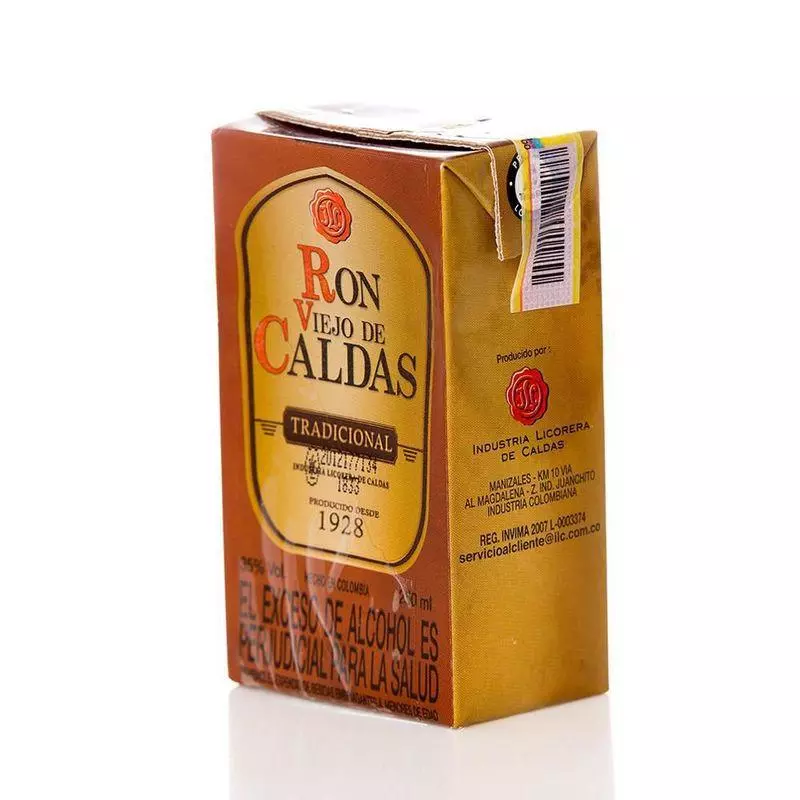 Ron viejo de caldas cuarto x 260ml