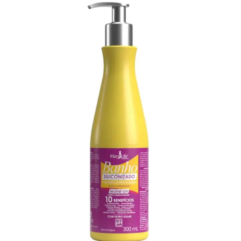 Banho siliconizado leave-on