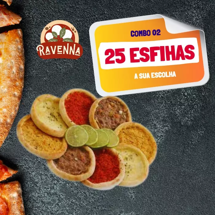 COMBO ESFIHA nº 02 (25 ESFIHAS)