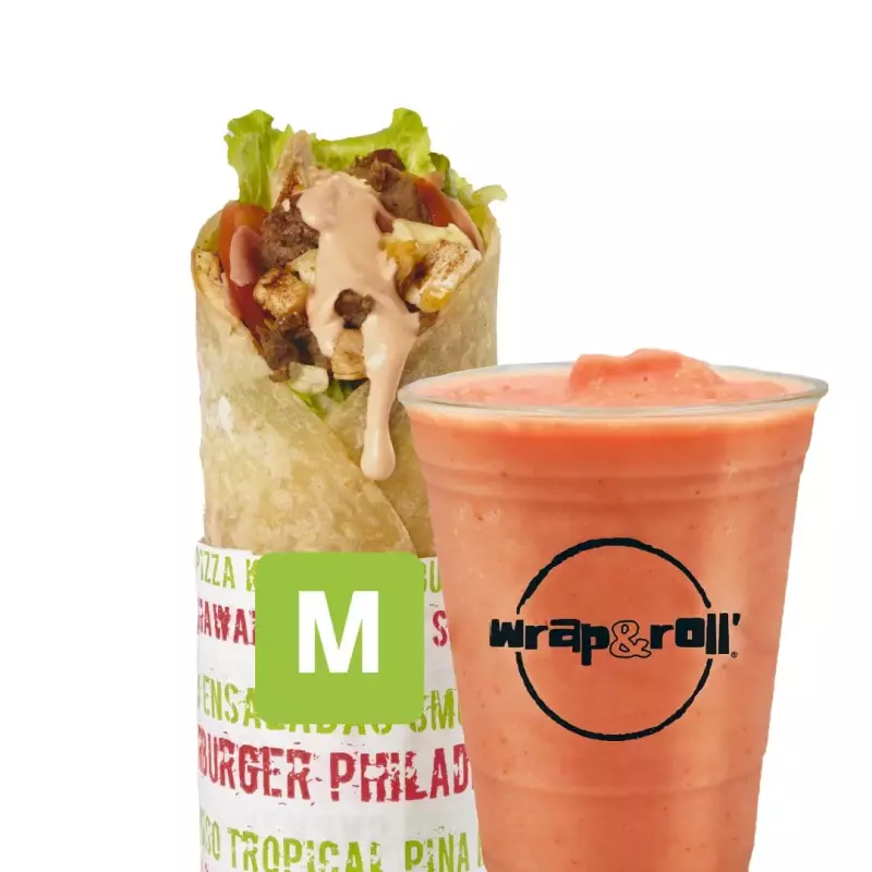 1 Wrap  M + 1 Smoothie o Froztie