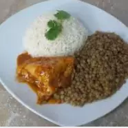 Adobo de Pollo con Lentejitas
